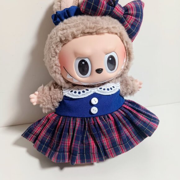 Labubu Disneyland VIP Tour Guide Costume with Matching Bow - Picture 4 of 6